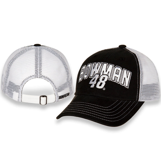 Ladies Bowman 48 Hat - Black/White