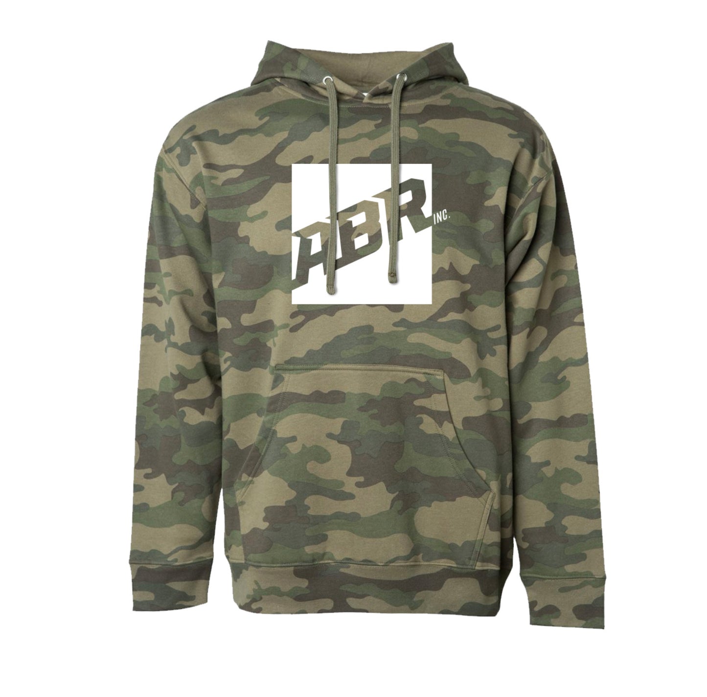 ABR Square Logo Hoodie - Forest Camo
