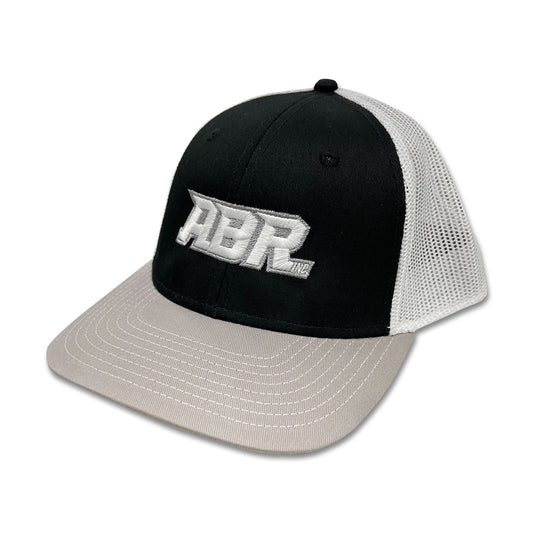 ABR Logo Snap Back Hat - Black/Grey/White