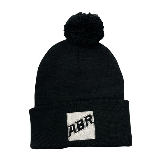 ABR Knit Pom-Pom Beanie - Black