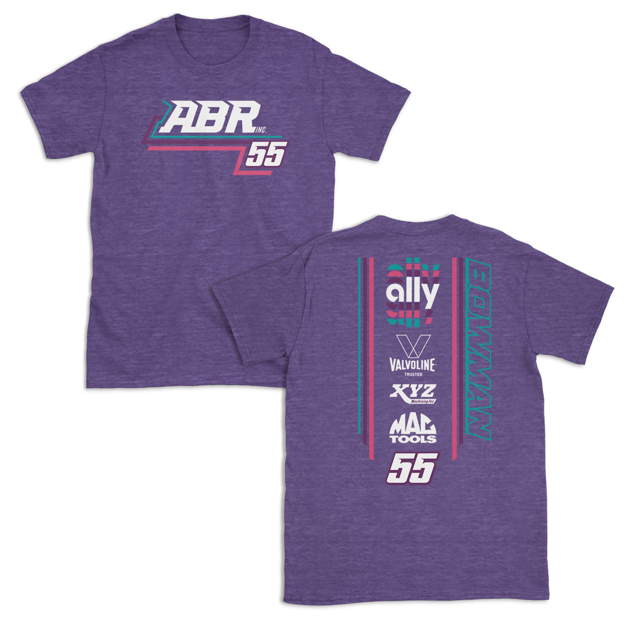 ABR OG Crew T-Shirt - Heather Purple