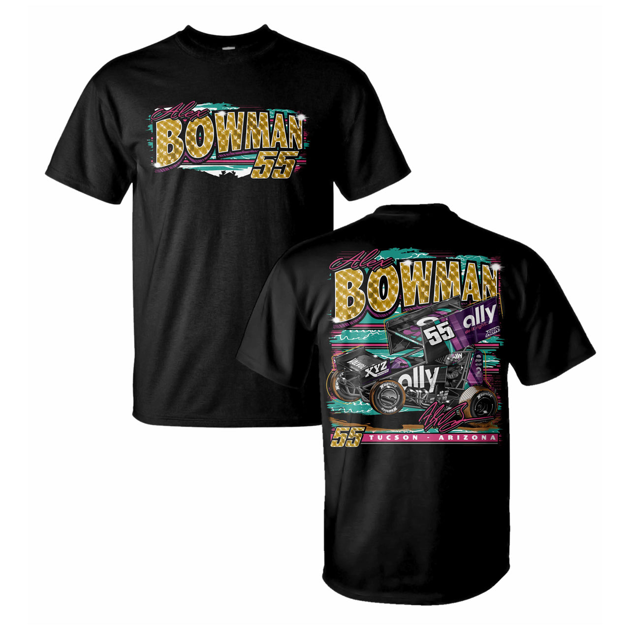 Alex Bowman High Roller T-Shirt - Black